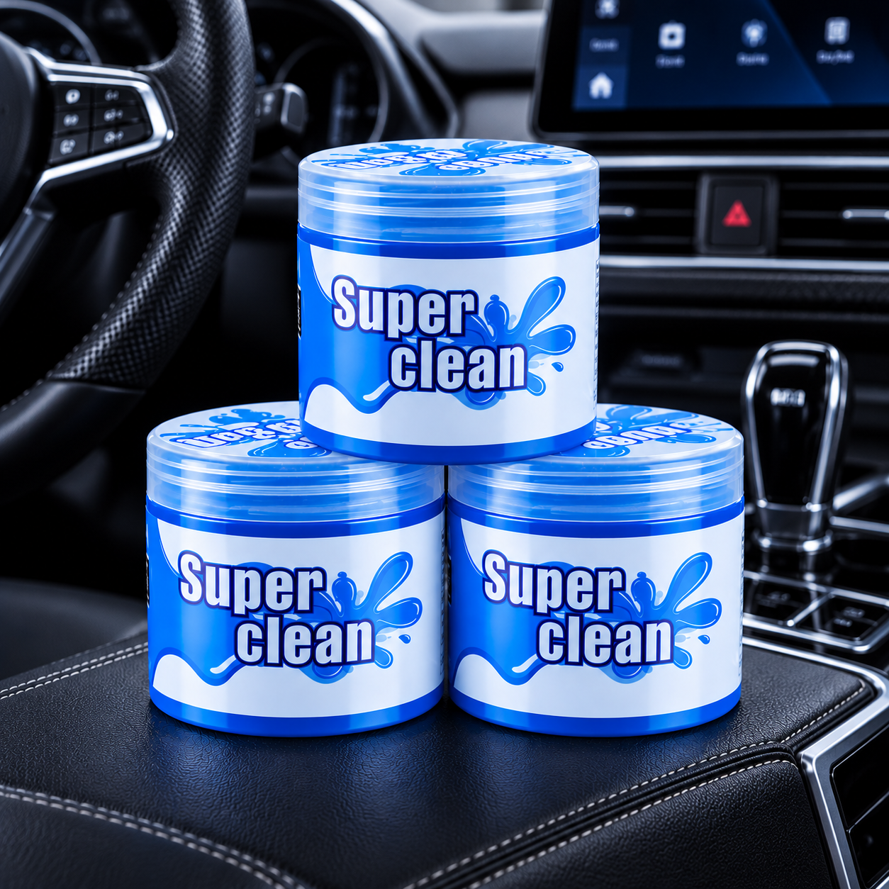 Gel nettoyant intérieur voiture